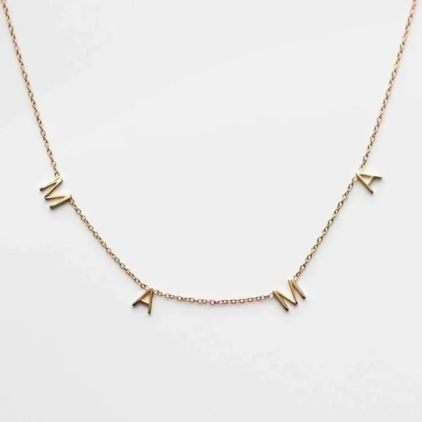 Collar con cadena tipo cable 18K