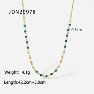 Collar geométrico  18K