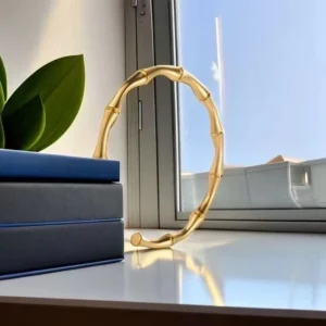 Brazalete redondo retro 18K