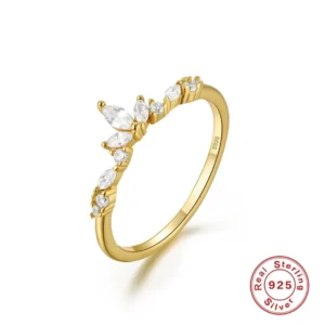 Anillo de mariposa ovalada - N6 - 18K
