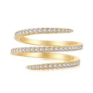 Anillo abierto minimalista - N8 -18K