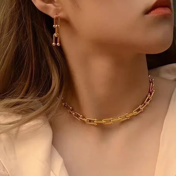 Aretes de estilo vintage 18K - Image 2