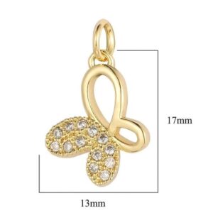 Dije de mariposa 18K